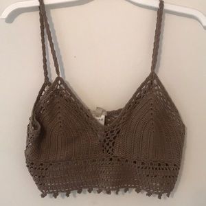 Urban outfitters boho crop top